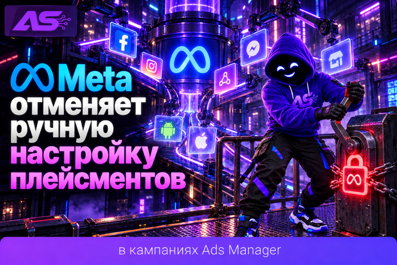 Meta убирает контроль над плейсментами